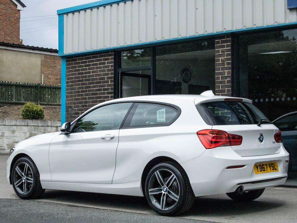 BMW 1 Series 1.5 118i Sport 3 door Nav Hatchback Petrol White Alpine