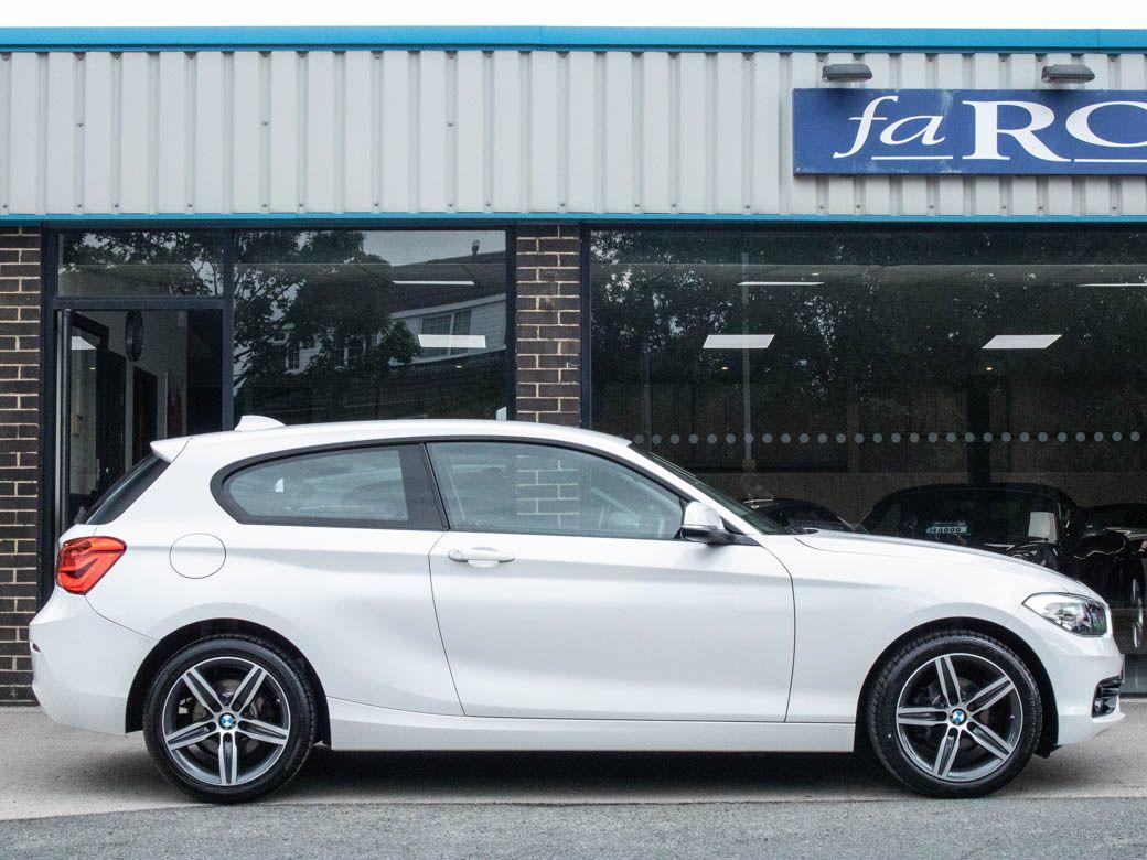 BMW 1 Series 1.5 118i Sport 3 door Nav Hatchback Petrol White Alpine