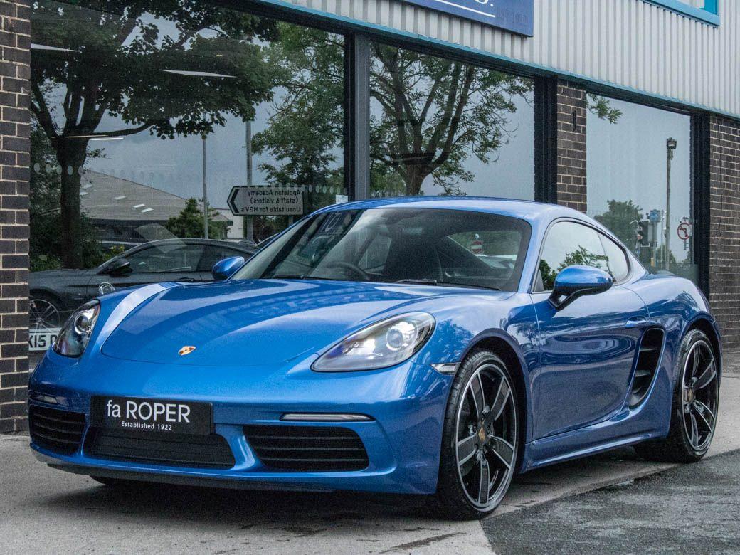 Porsche Cayman 2.0T PDK Coupe Petrol Sapphire Blue Metallic