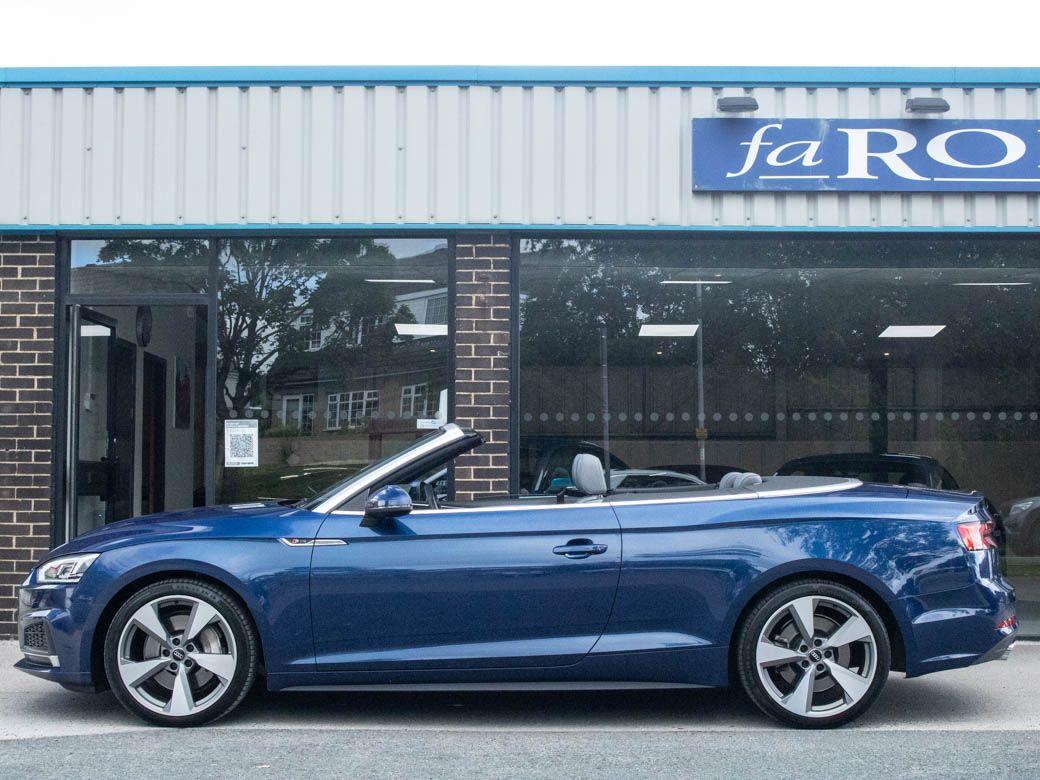 Audi A5 2.0 TFSI Quattro S Line 2dr S Tronic Convertible Petrol Scuba Blue Metallic