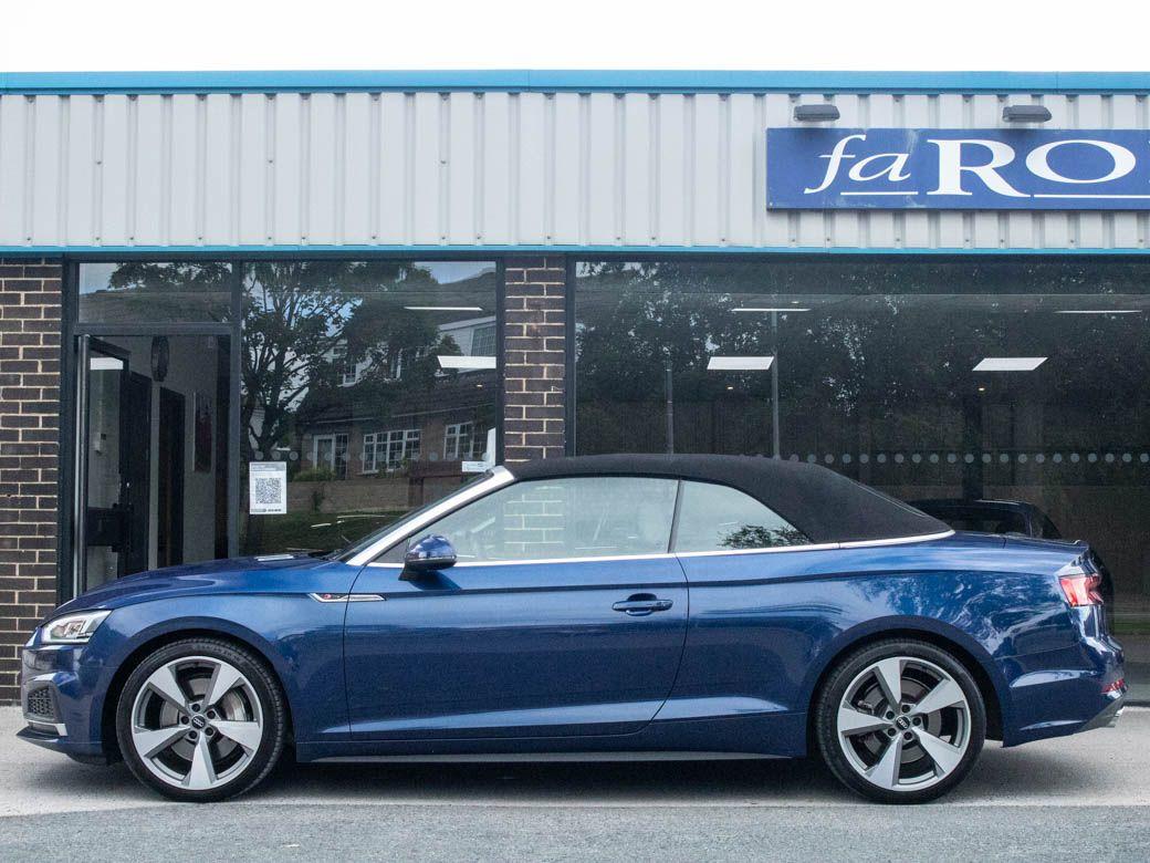 Audi A5 2.0 TFSI Quattro S Line 2dr S Tronic Convertible Petrol Scuba Blue Metallic