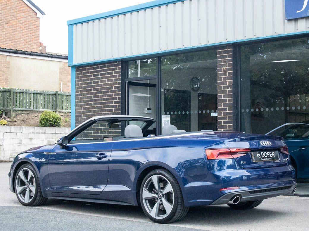 Audi A5 2.0 TFSI Quattro S Line 2dr S Tronic Convertible Petrol Scuba Blue Metallic