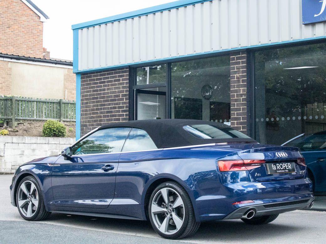 Audi A5 2.0 TFSI Quattro S Line 2dr S Tronic Convertible Petrol Scuba Blue Metallic