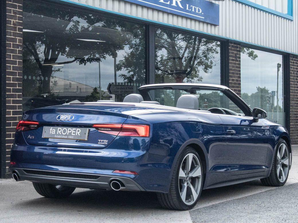 Audi A5 2.0 TFSI Quattro S Line 2dr S Tronic Convertible Petrol Scuba Blue Metallic