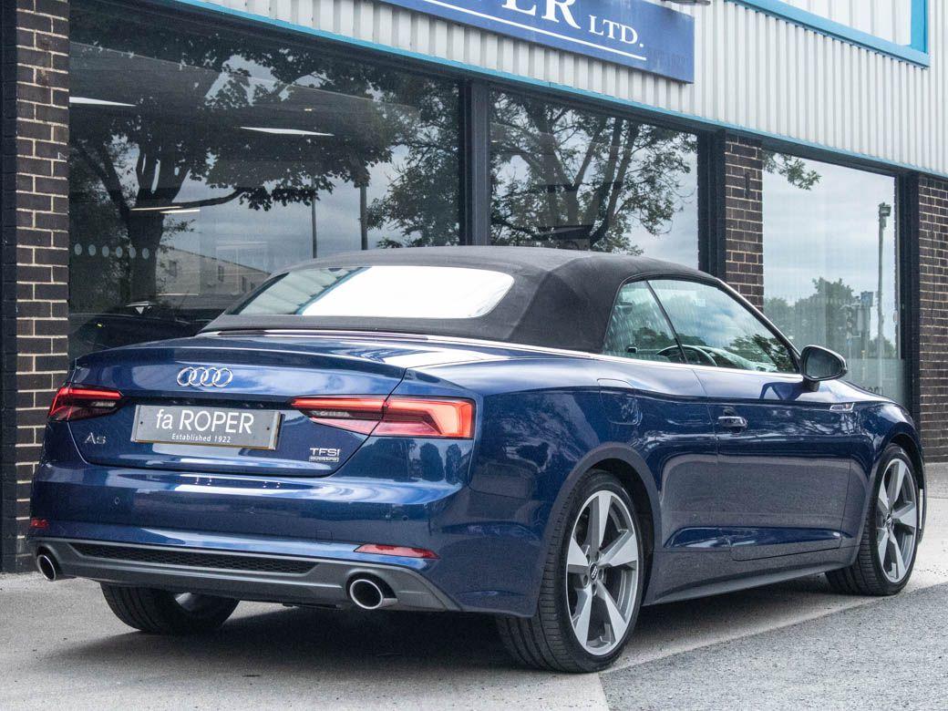 Audi A5 2.0 TFSI Quattro S Line 2dr S Tronic Convertible Petrol Scuba Blue Metallic