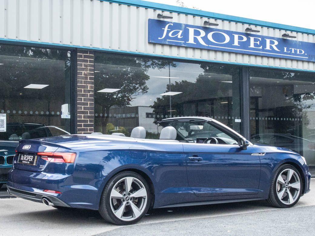 Audi A5 2.0 TFSI Quattro S Line 2dr S Tronic Convertible Petrol Scuba Blue Metallic