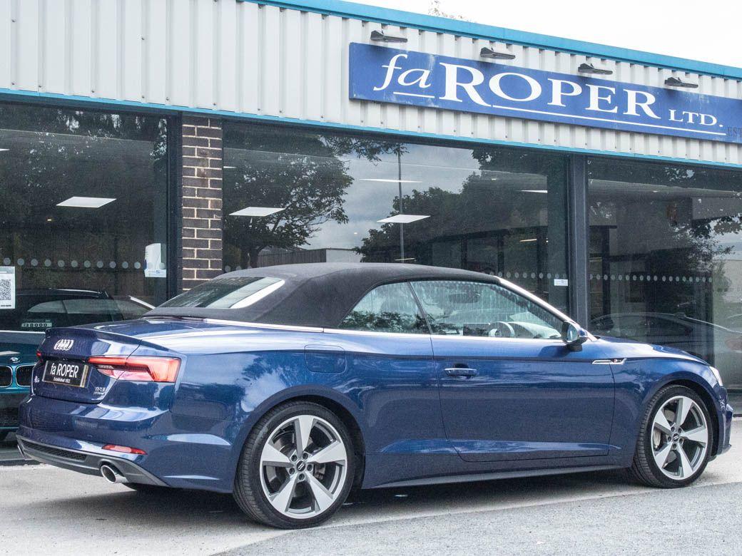 Audi A5 2.0 TFSI Quattro S Line 2dr S Tronic Convertible Petrol Scuba Blue Metallic