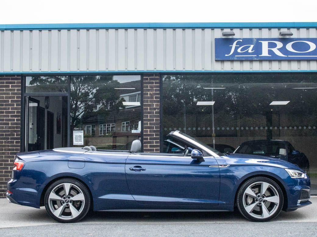 Audi A5 2.0 TFSI Quattro S Line 2dr S Tronic Convertible Petrol Scuba Blue Metallic