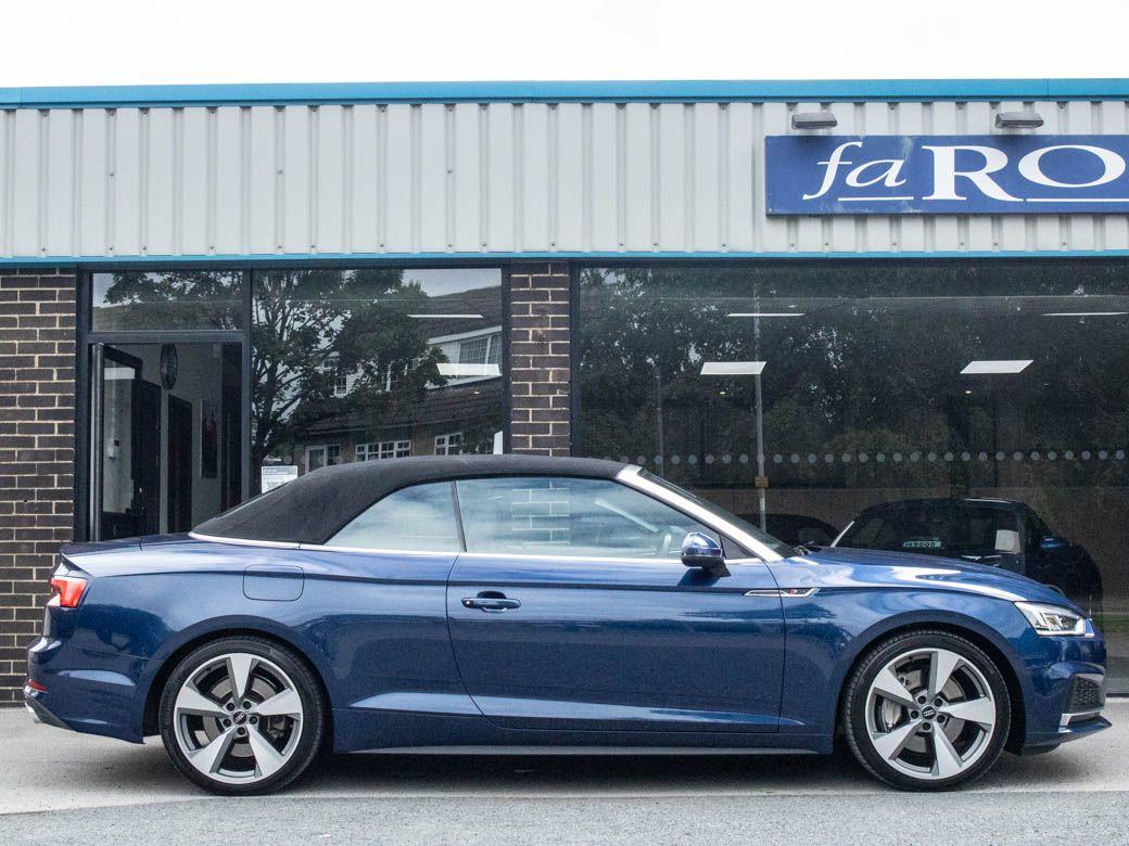 Audi A5 2.0 TFSI Quattro S Line 2dr S Tronic Convertible Petrol Scuba Blue Metallic