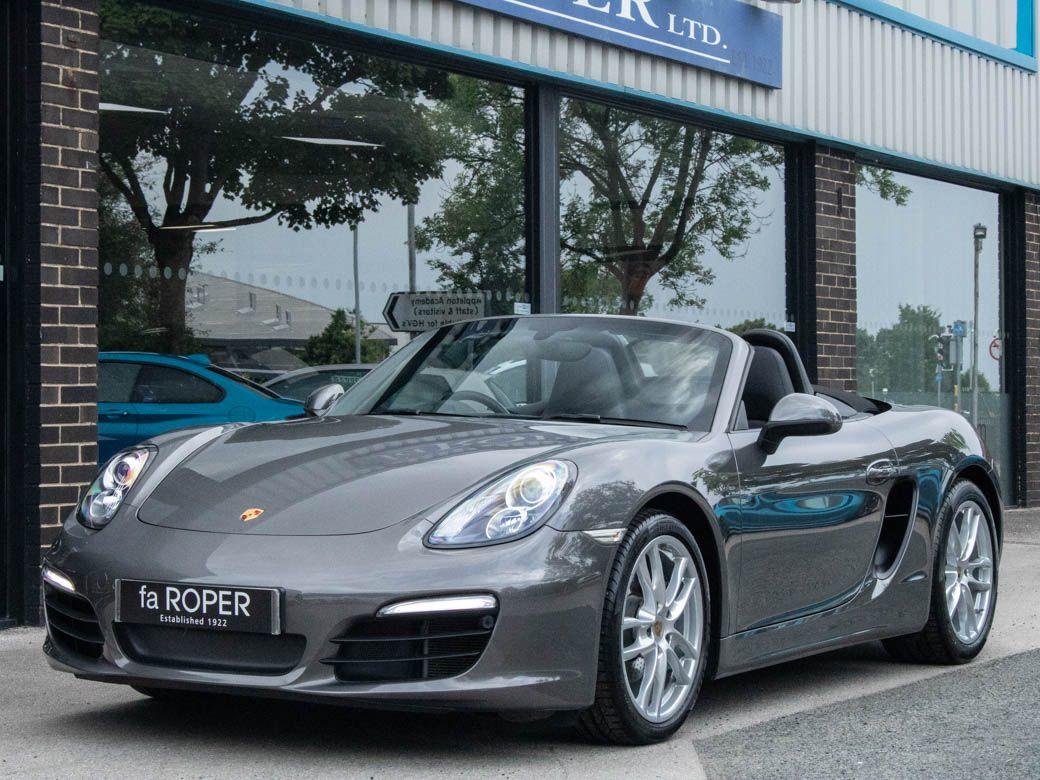 Porsche Boxster 981 2.7 PDK Convertible Petrol Agate Grey MetallicPorsche Boxster 981 2.7 PDK Convertible Petrol Agate Grey Metallic at fa Roper Ltd Bradford