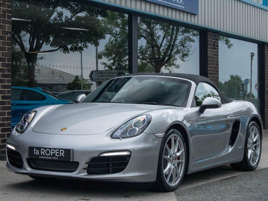 Porsche Boxster 981 3.4 S PDK Convertible Petrol Gt Silver Metallic