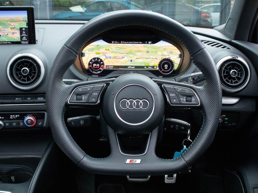 Audi A3 S3 Saloon 2.0 TFSI quattro Black Edition S-tronic 310ps Saloon Petrol Panther Black Crystal