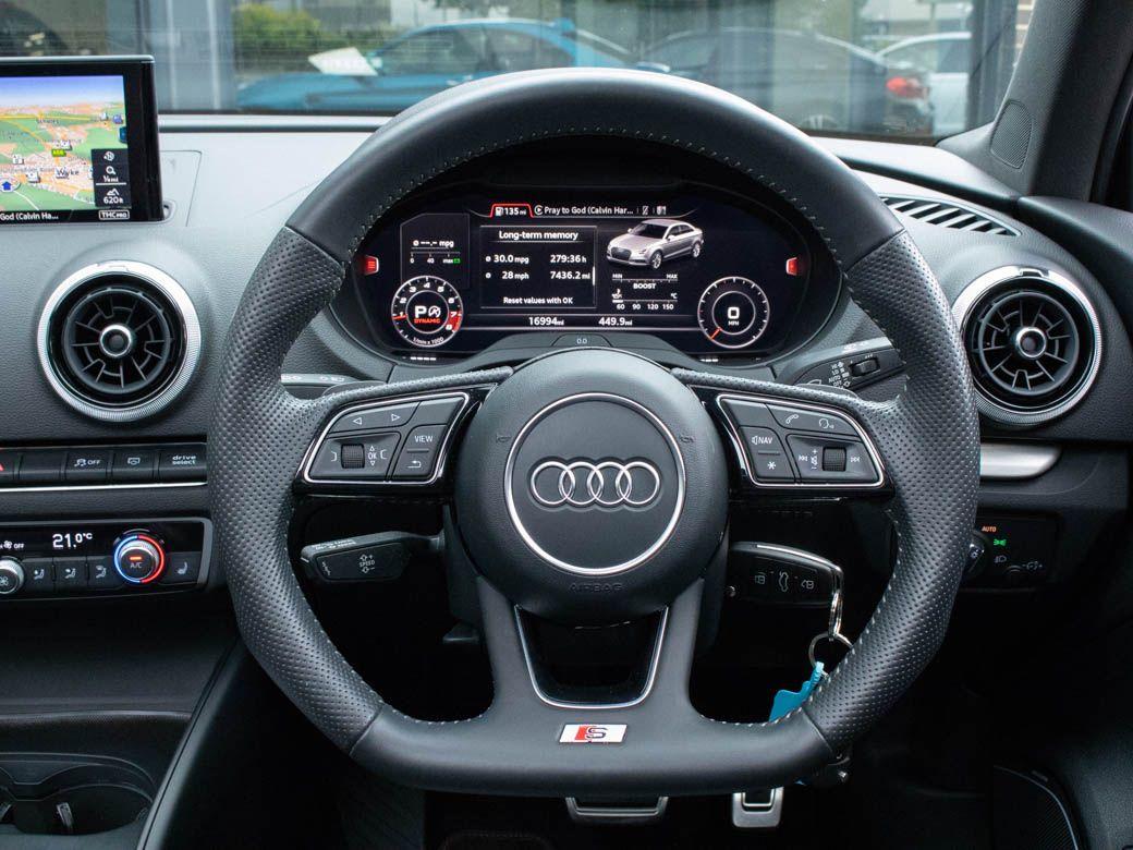 Audi A3 S3 Saloon 2.0 TFSI quattro Black Edition S-tronic 310ps Saloon Petrol Panther Black Crystal