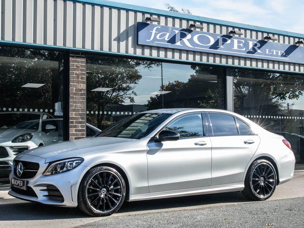 Mercedes-Benz C Class 2.0 C 220d AMG Line Night Edition Premium G-tronic Auto Saloon Diesel Iridium Silver Metallic