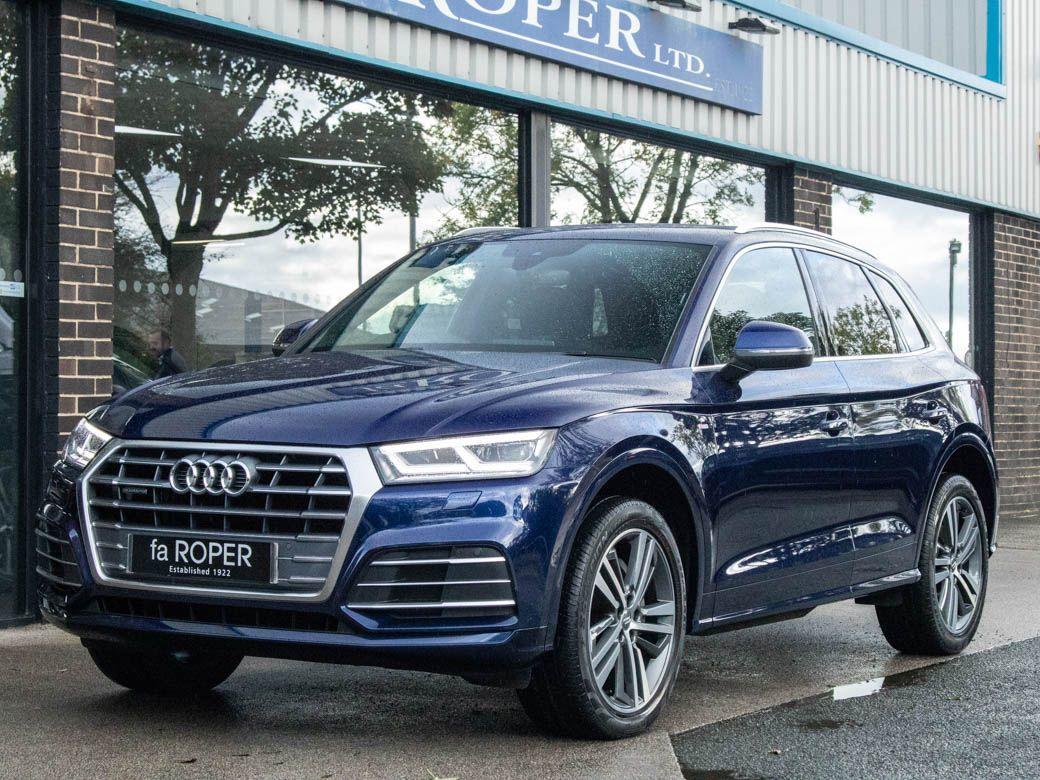 Audi Q5 2.0TDI quattro 40 S Line S-tronic 190ps Estate Diesel Navarra Blue MetallicAudi Q5 2.0TDI quattro 40 S Line S-tronic 190ps Estate Diesel Navarra Blue Metallic at fa Roper Ltd Bradford