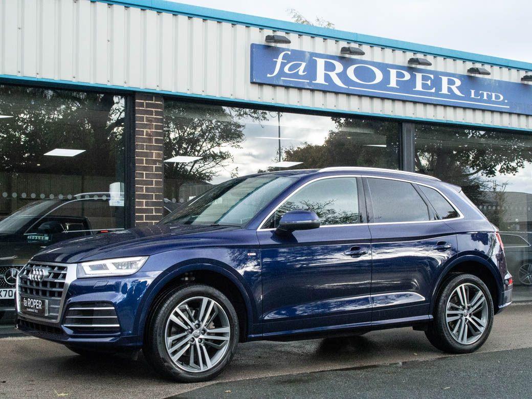 Audi Q5 2.0TDI quattro 40 S Line S-tronic 190ps Estate Diesel Navarra Blue Metallic