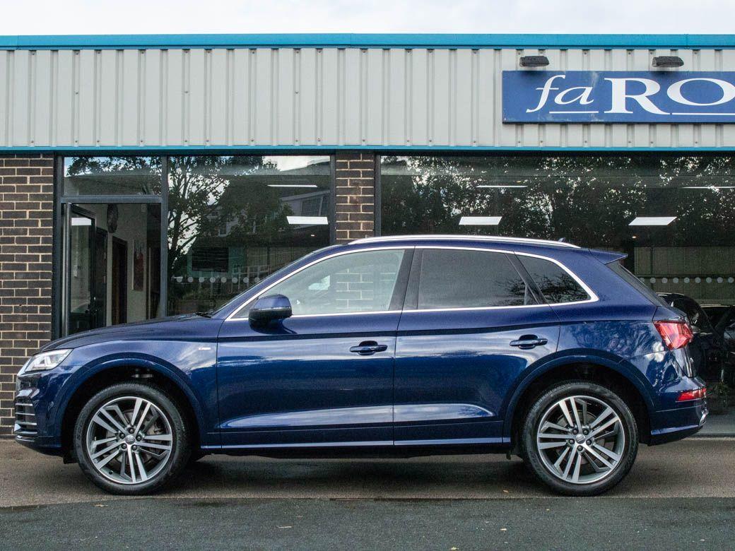 Audi Q5 2.0TDI quattro 40 S Line S-tronic 190ps Estate Diesel Navarra Blue Metallic