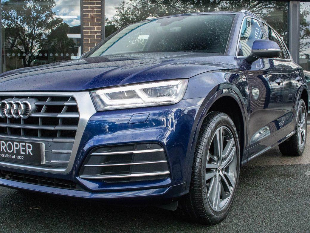 Audi Q5 2.0TDI quattro 40 S Line S-tronic 190ps Estate Diesel Navarra Blue Metallic