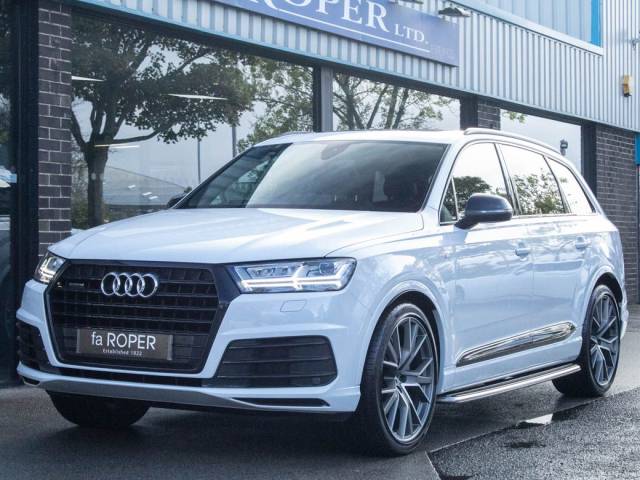 Audi Q7 3.0 TDI quattro Black Edition Auto 272ps Estate Diesel Ibis White
