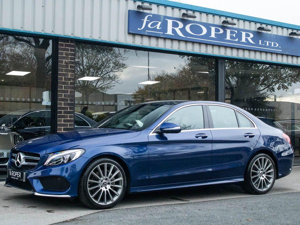 Mercedes-Benz C Class 2.1 C220d AMG Line Premium 9G-Tronic Auto Saloon Diesel Brilliant Blue Metallic