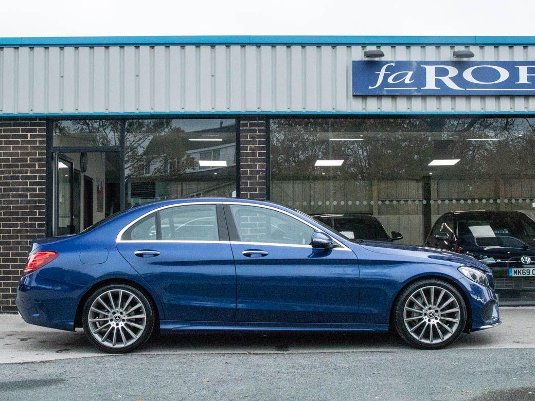 Mercedes-Benz C Class 2.1 C220d AMG Line Premium 9G-Tronic Auto Saloon Diesel Brilliant Blue Metallic