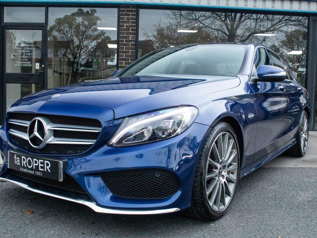 Mercedes-Benz C Class 2.1 C220d AMG Line Premium 9G-Tronic Auto Saloon Diesel Brilliant Blue Metallic