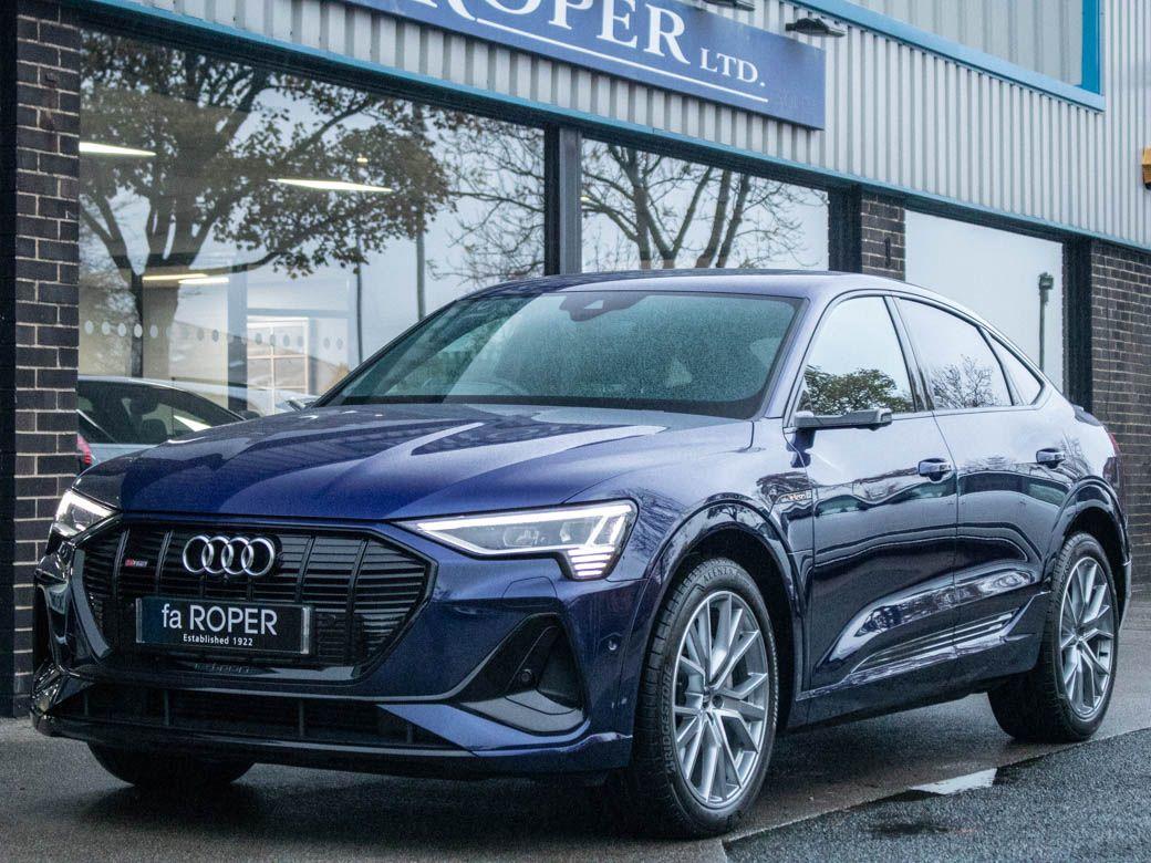 Audi E-tron 0.0 55 Launch Edition quattro Sportback 95kwh Auto SUV Electric Navarra Blue MetallicAudi E-tron 0.0 55 Launch Edition quattro Sportback 95kwh Auto SUV Electric Navarra Blue Metallic at fa Roper Ltd Bradford