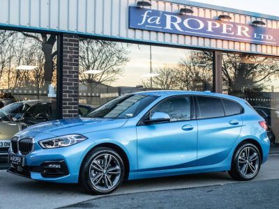 BMW 1 Series 1.5 118i Sport Auto 138ps Hatchback Petrol Seaside Blue Metallic