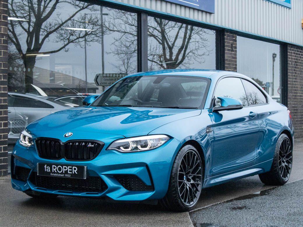 BMW M2 M2 3.0 Competition DCT Auto 410ps Coupe Petrol Long Beach Blue MetallicBMW M2 M2 3.0 Competition DCT Auto 410ps Coupe Petrol Long Beach Blue Metallic at fa Roper Ltd Bradford