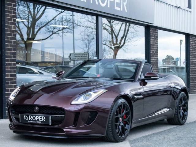 Jaguar F-Type Convertible 3.0 Supercharged V6 S Auto 380ps Convertible Petrol Black Rose 3M
