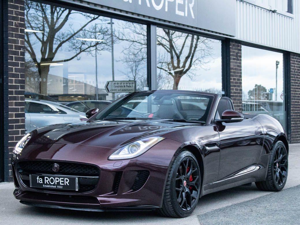 Jaguar F-Type Convertible 3.0 Supercharged V6 S Auto 380ps Convertible Petrol Black Rose 3MJaguar F-Type Convertible 3.0 Supercharged V6 S Auto 380ps Convertible Petrol Black Rose 3M at fa Roper Ltd Bradford