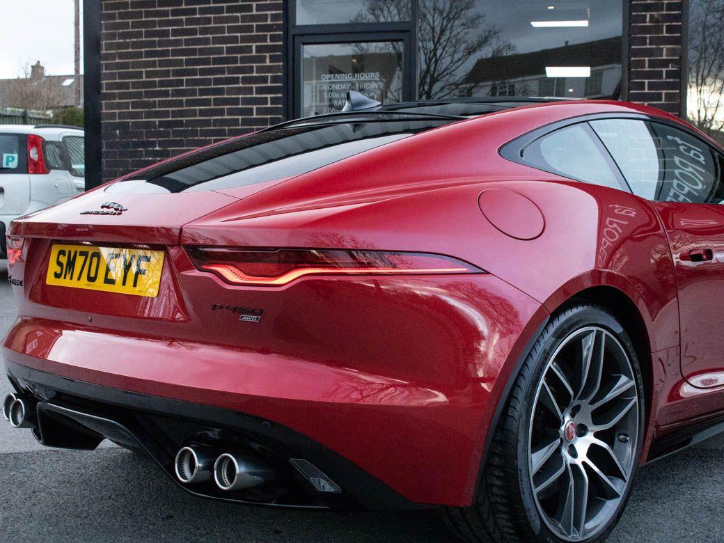 Jaguar F-Type 5.0 V8 R-Dynamic P450 AWD Auto 450ps Coupe Petrol Firenze Red Metallic