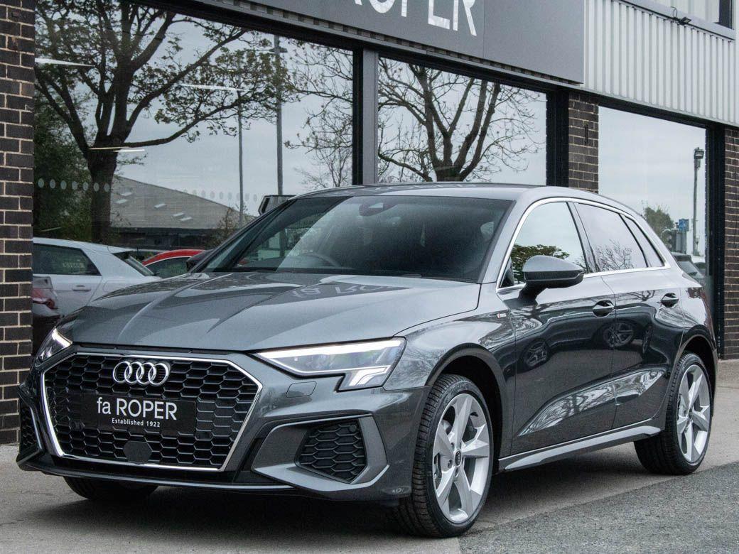 Audi A3 Sportback 1.0 TFSI 30 S line S Tronic 110ps Hatchback Petrol Daytona Grey MetallicAudi A3 Sportback 1.0 TFSI 30 S line S Tronic 110ps Hatchback Petrol Daytona Grey Metallic at fa Roper Ltd Bradford