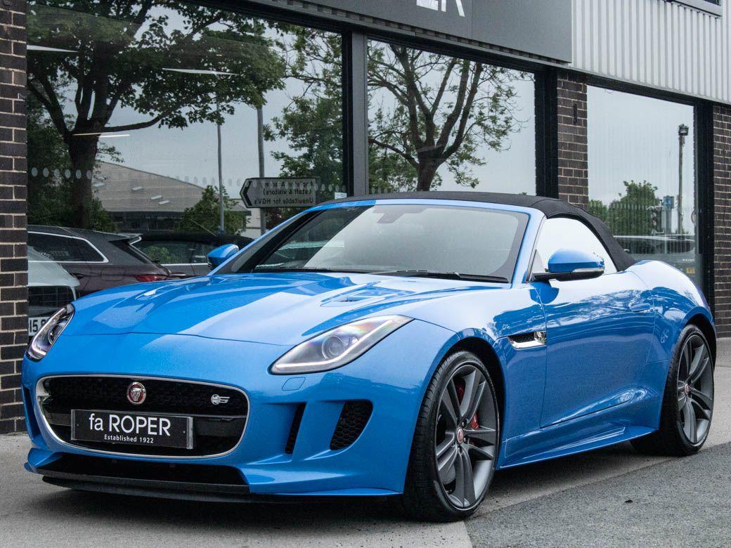 Jaguar F-Type Convertible 3.0 V6 S British Design Edition AWD Auto 380ps Convertible Petrol Ultra Blue Metallic