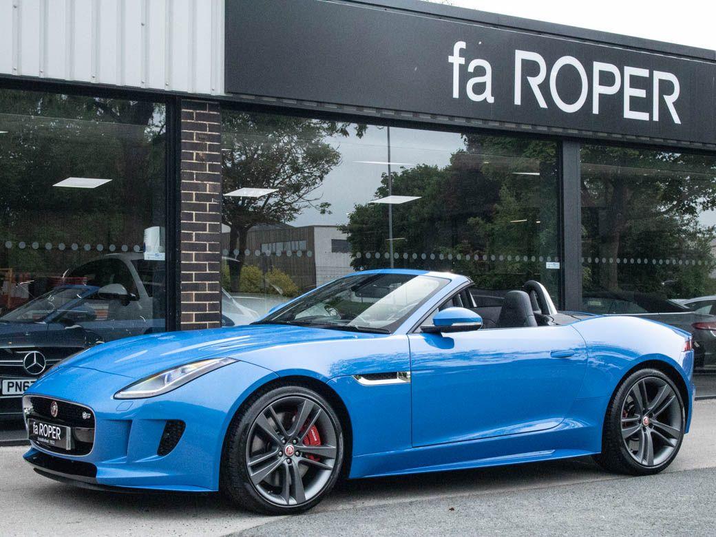 Jaguar F-Type Convertible 3.0 V6 S British Design Edition AWD Auto 380ps Convertible Petrol Ultra Blue Metallic