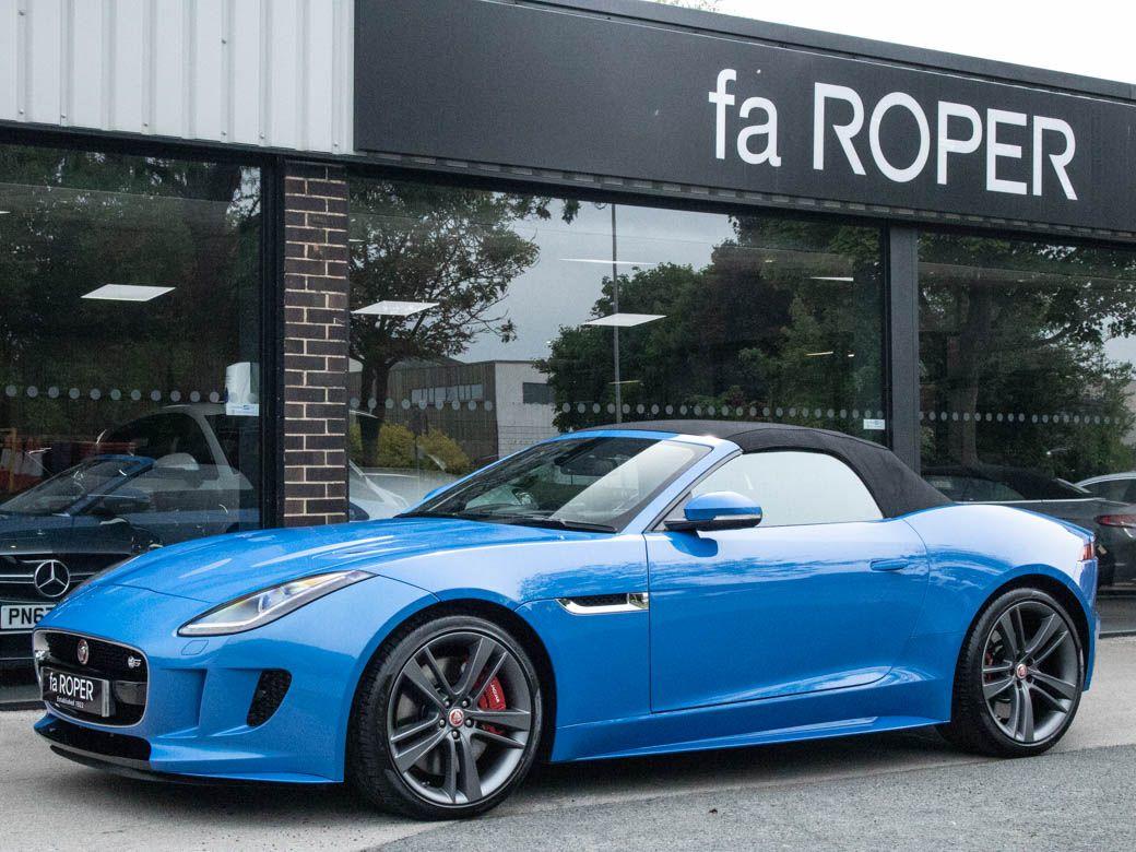 Jaguar F-Type Convertible 3.0 V6 S British Design Edition AWD Auto 380ps Convertible Petrol Ultra Blue Metallic