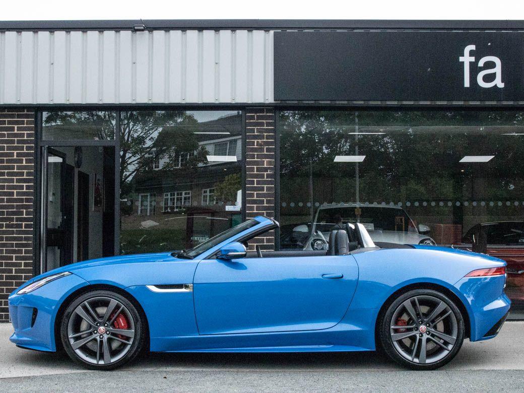 Jaguar F-Type Convertible 3.0 V6 S British Design Edition AWD Auto 380ps Convertible Petrol Ultra Blue Metallic