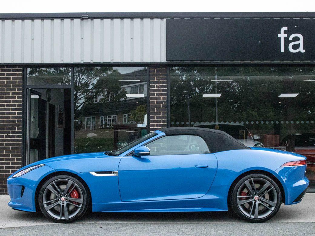 Jaguar F-Type Convertible 3.0 V6 S British Design Edition AWD Auto 380ps Convertible Petrol Ultra Blue Metallic