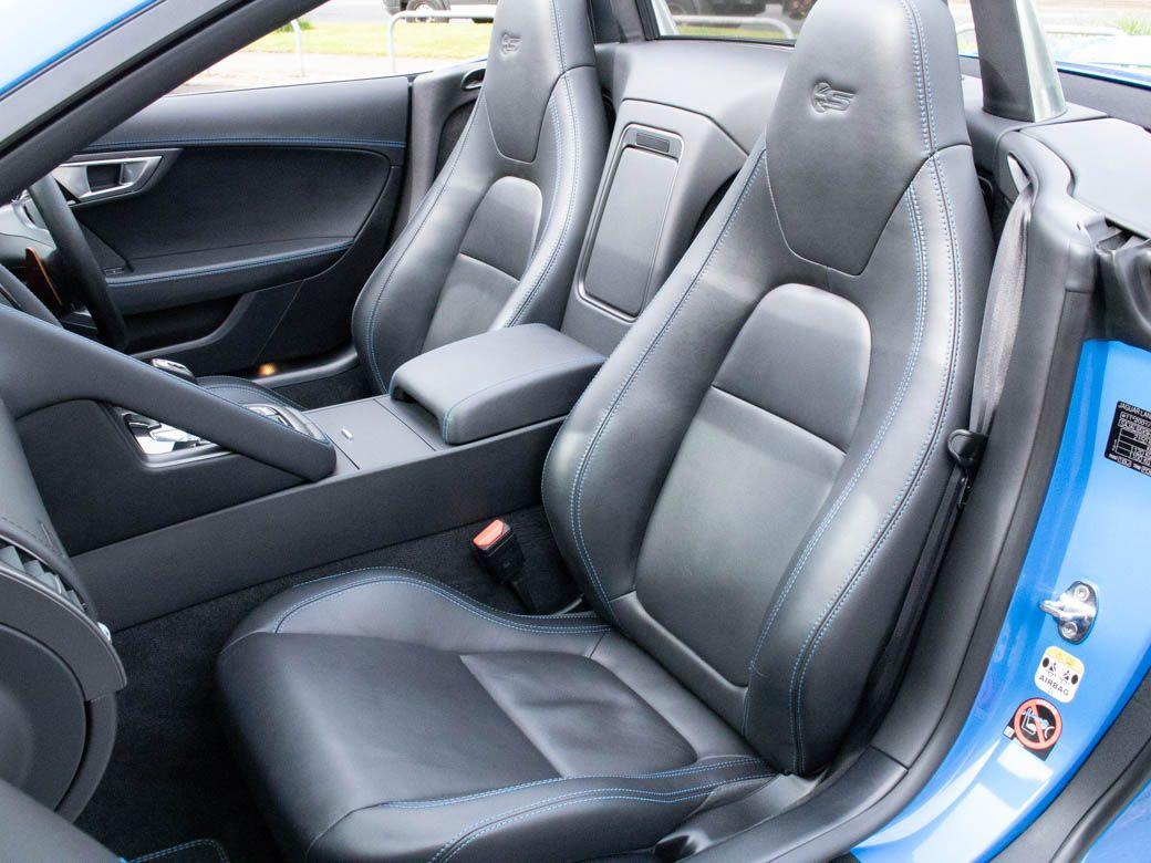 Jaguar F-Type Convertible 3.0 V6 S British Design Edition AWD Auto 380ps Convertible Petrol Ultra Blue Metallic