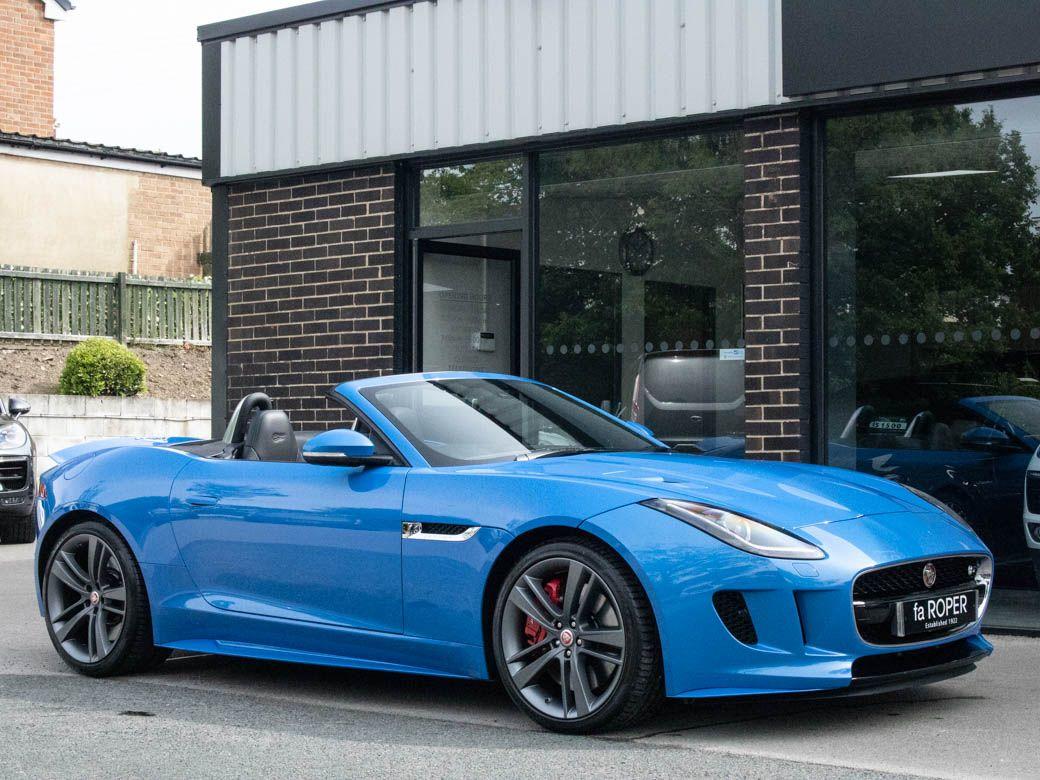 Jaguar F-Type Convertible 3.0 V6 S British Design Edition AWD Auto 380ps Convertible Petrol Ultra Blue Metallic