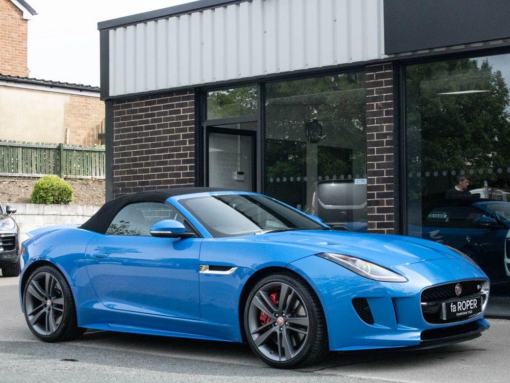 Jaguar F-Type Convertible 3.0 V6 S British Design Edition AWD Auto 380ps Convertible Petrol Ultra Blue Metallic