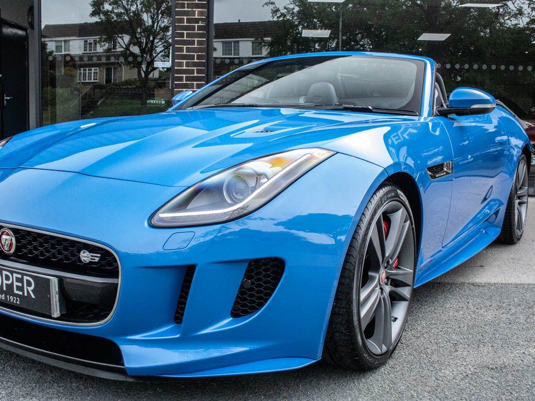 Jaguar F-Type Convertible 3.0 V6 S British Design Edition AWD Auto 380ps Convertible Petrol Ultra Blue Metallic