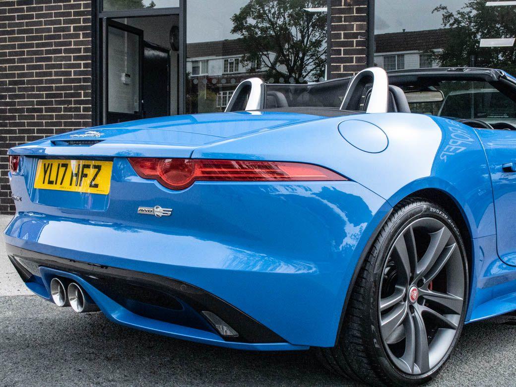 Jaguar F-Type Convertible 3.0 V6 S British Design Edition AWD Auto 380ps Convertible Petrol Ultra Blue Metallic