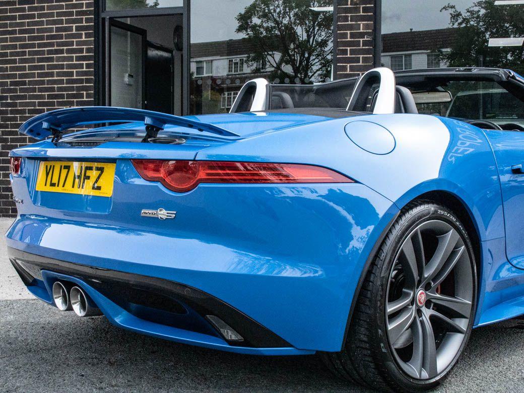 Jaguar F-Type Convertible 3.0 V6 S British Design Edition AWD Auto 380ps Convertible Petrol Ultra Blue Metallic