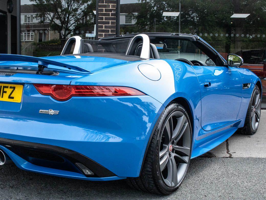 Jaguar F-Type Convertible 3.0 V6 S British Design Edition AWD Auto 380ps Convertible Petrol Ultra Blue Metallic