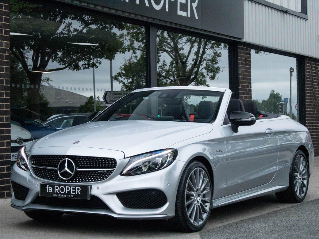 Mercedes-Benz C Class C43 AMG Cabriolet 3.0V6 4MATIC Premium Plus Auto 367ps Convertible Petrol Iridium Silver Metallic