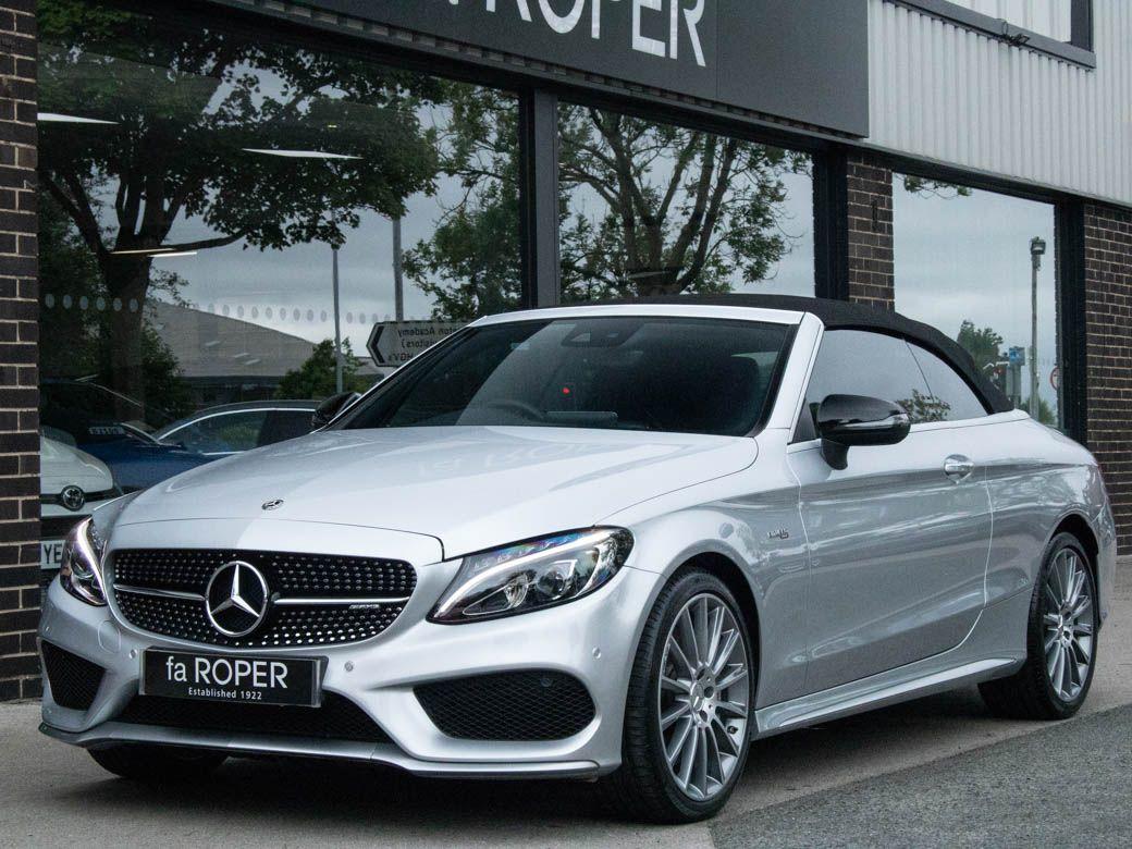 Mercedes-Benz C Class C43 AMG Cabriolet 3.0V6 4MATIC Premium Plus Auto 367ps Convertible Petrol Iridium Silver Metallic