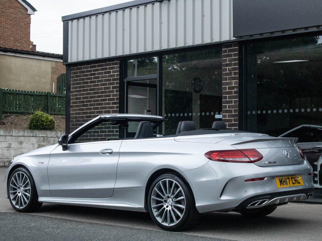 Mercedes-Benz C Class C43 AMG Cabriolet 3.0V6 4MATIC Premium Plus Auto 367ps Convertible Petrol Iridium Silver Metallic