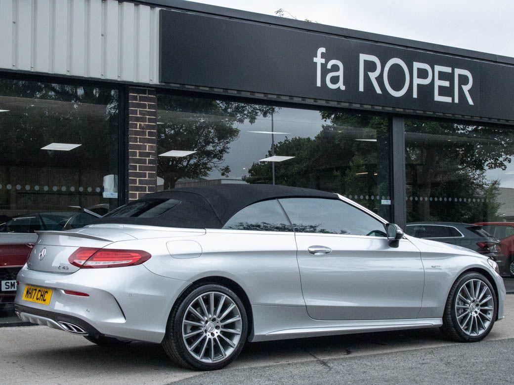 Mercedes-Benz C Class C43 AMG Cabriolet 3.0V6 4MATIC Premium Plus Auto 367ps Convertible Petrol Iridium Silver Metallic