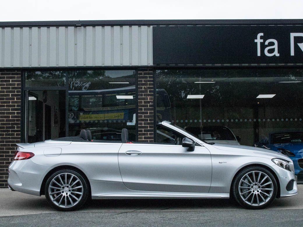 Mercedes-Benz C Class C43 AMG Cabriolet 3.0V6 4MATIC Premium Plus Auto 367ps Convertible Petrol Iridium Silver Metallic